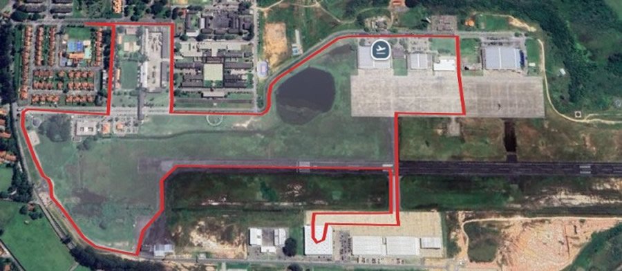 Mapa do percurso de 5km